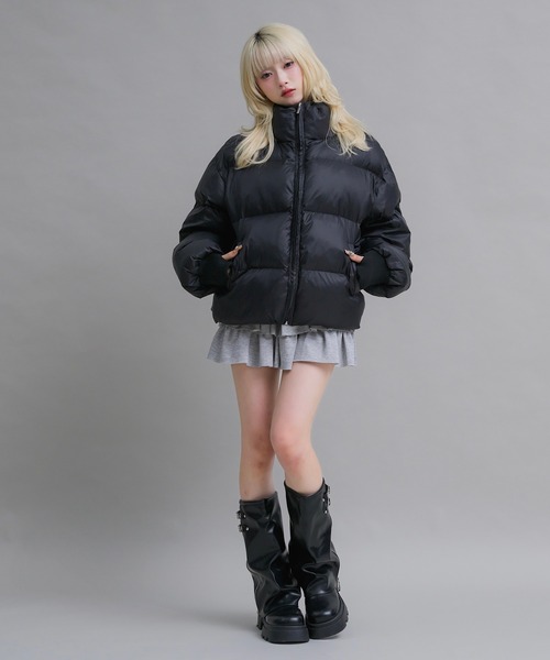 ユニセックス】オーバーサイズ中綿ダウンジャケット（ダウンジャケット