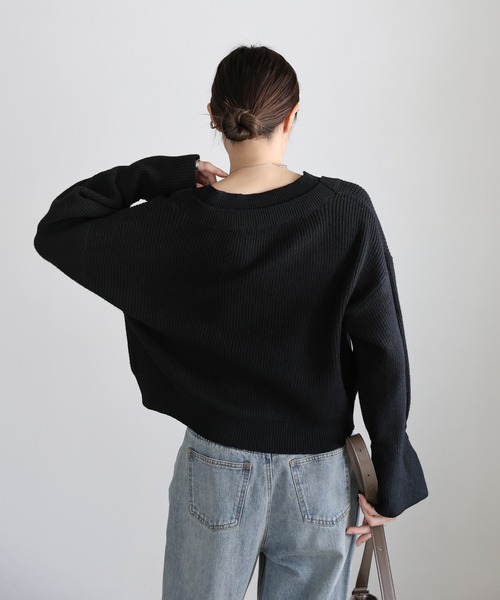 セール】ダブルカラーカーディガン（カーディガン/ボレロ）｜select