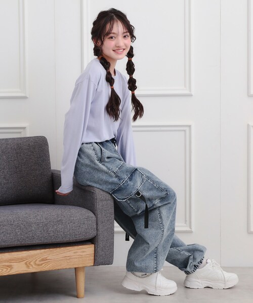 希少デニム】デニムカーゴパンツ 90s 希少【PIKO】Vintage/ストレート