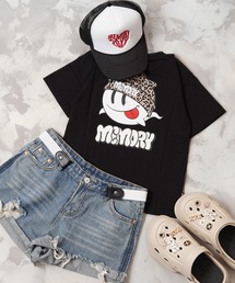 #MEMORY（メモリー）の「【MEMORY】-Kids ＆ Lady's- ヒョウ柄 レオパード オバケ Tシャツ / Leopard Print Ghost T-Shirt（Tシャツ/カットソー）」