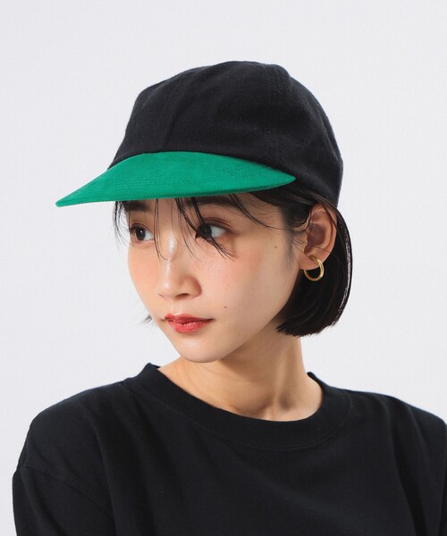 BEAMS BOY（ビームスボーイ）の「【1/15再値下げ】【別注】WINNER CAP / 2TONE CAP 25FW（キャップ・レディース・ブラック/ブラウン・ONE SIZE）」の4枚目の写真