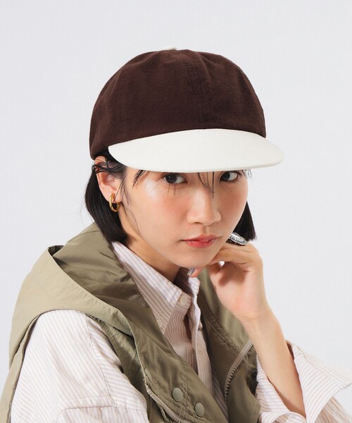 BEAMS BOY（ビームスボーイ）の「【1/15再値下げ】【別注】WINNER CAP / 2TONE CAP 25FW（キャップ・レディース・ブラック/ブラウン・ONE SIZE）」の5枚目の写真