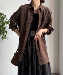 DouDou | スウェードシャツ(シャツ/ブラウス)