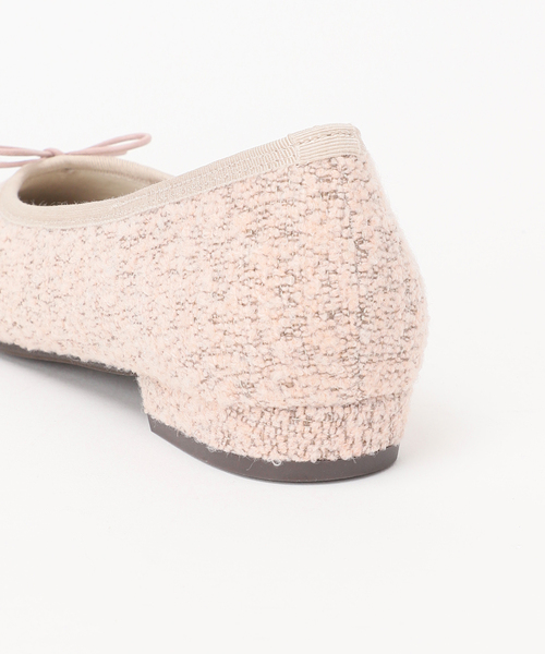 LE TALON（ルタロン）の「ポインテッドツイードバレエ（バレエシューズ・レディース・グリーン/ピンク・22cm/22.5cm/23cm/23.5cm/24cm/24.5cm/25cm/21/25.5cm）」の12枚目の写真