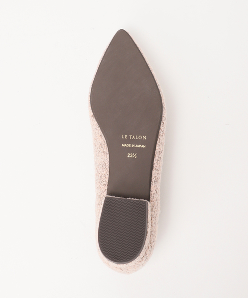 LE TALON（ルタロン）の「ポインテッドツイードバレエ（バレエシューズ・レディース・グリーン/ピンク・22cm/22.5cm/23cm/23.5cm/24cm/24.5cm/25cm/21/25.5cm）」の14枚目の写真