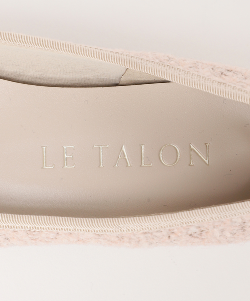 LE TALON（ルタロン）の「ポインテッドツイードバレエ（バレエシューズ・レディース・グリーン/ピンク・22cm/22.5cm/23cm/23.5cm/24cm/24.5cm/25cm/21/25.5cm）」の15枚目の写真