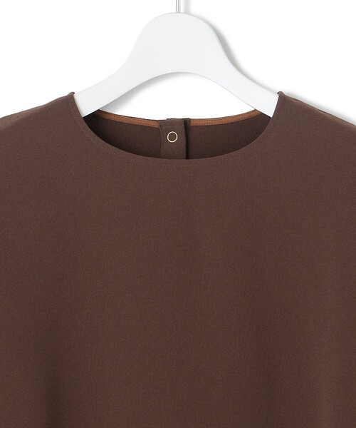 J.PRESS YORK STREET(ジェイプレスヨークストリート)の「【WOMEN】ドルマンシルエット ブラウス(シャツ/ブラウス・レディース・ブラック系/ブラウン系・F)」の4枚目の写真