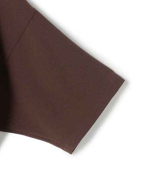 J.PRESS YORK STREET(ジェイプレスヨークストリート)の「【WOMEN】ドルマンシルエット ブラウス(シャツ/ブラウス・レディース・ブラック系/ブラウン系・F)」の7枚目の写真