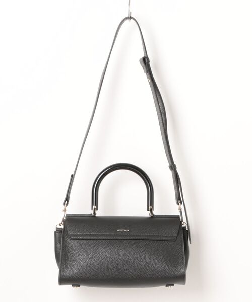 LORISTELLA(ロリステッラ)の「【LORISTELLA】スモールサイズレザーフラップバッグ(Q56476)(ハンドバッグ・レディース・ブラック/ブラウン・ALL)」の3枚目の写真