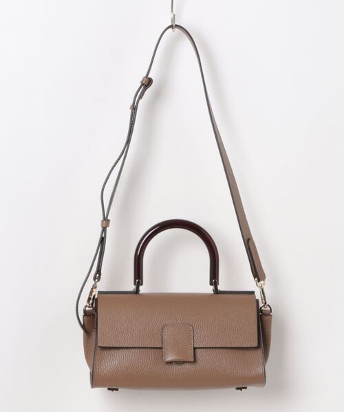 LORISTELLA(ロリステッラ)の「【LORISTELLA】スモールサイズレザーフラップバッグ(Q56476)(ハンドバッグ・レディース・ブラック/ブラウン・ALL)」の10枚目の写真