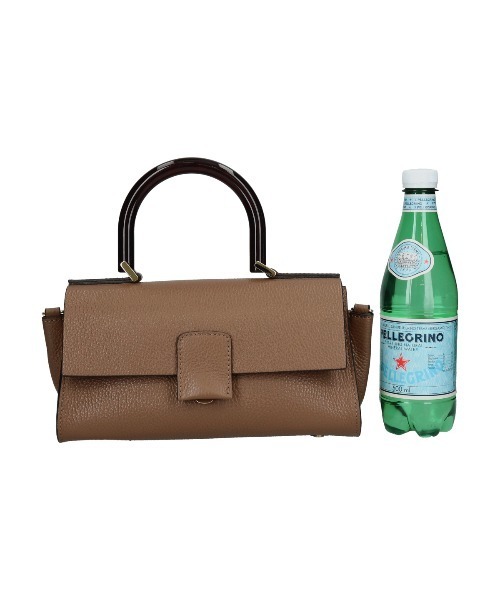 LORISTELLA(ロリステッラ)の「【LORISTELLA】スモールサイズレザーフラップバッグ(Q56476)(ハンドバッグ・レディース・ブラック/ブラウン・ALL)」の15枚目の写真