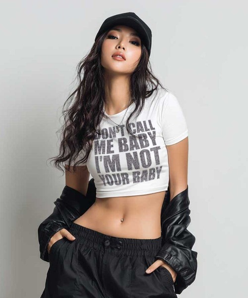 SUPPLIER（サプライヤー）の「Tシャツ｜I'm Not Your Baby Cropped Tee
