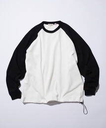 ラグランTシャツ」に該当するホワイト/白色系のファッション通販