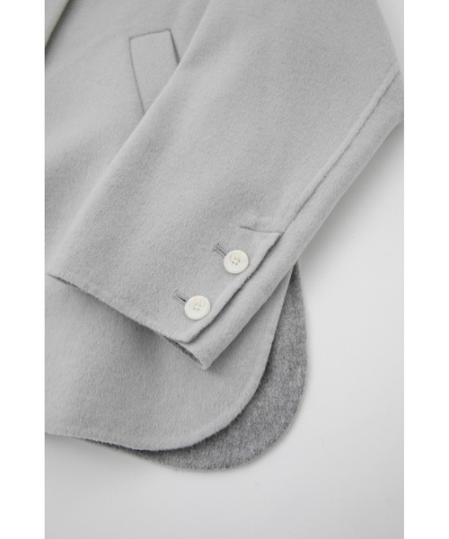 ENFOLD（エンフォルド）の「フラットカラーショートコート（ステン