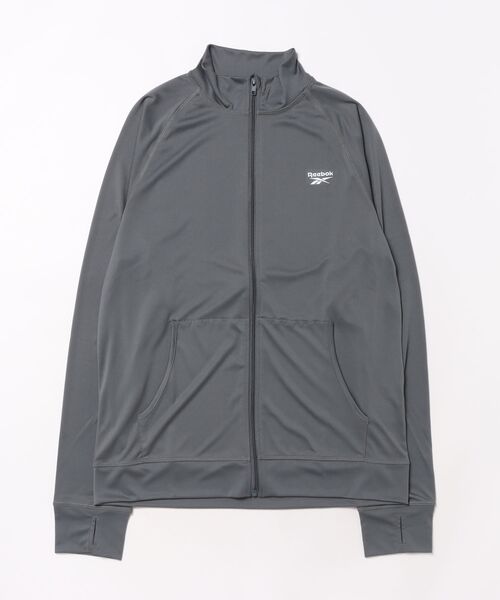 San-ai Resort 三愛水着楽園(サンアイリゾート サンアイミズギラクエン)の「スムースUVジャケット【REEBOK】(ラッシュガード・レディース・ホワイト/ブラック/カーキ/ネイビー/グレー・MEDIUM/LARGE/X-LARGE)」の11枚目の写真