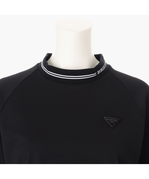BRIEFING（ブリーフィング）の「【BRIEFING GOLF／ブリーフィングゴルフ】 LA WOME’S MINI LINE HIGHNECK （リラックスフィット）（Tシャツ/カットソー・レディース・ブルー/ブラック/ホワイト・M/S）」の7枚目の写真
