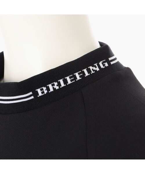 BRIEFING（ブリーフィング）の「【BRIEFING GOLF／ブリーフィングゴルフ】 LA WOME’S MINI LINE HIGHNECK （リラックスフィット）（Tシャツ/カットソー・レディース・ブルー/ブラック/ホワイト・M/S）」の9枚目の写真