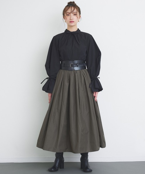 Narcissus(ナルシス)の「【SINN】ボウタイ前後2WAYブラウス/リボンブラウス(シャツ/ブラウス・レディース・ホワイト/ブラック・FREE)」の13枚目の写真