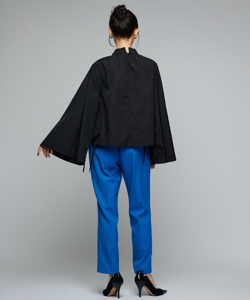 Narcissus(ナルシス)の「【SINN】ボウタイ前後2WAYブラウス/リボンブラウス(シャツ/ブラウス・レディース・ホワイト/ブラック・FREE)」の10枚目の写真