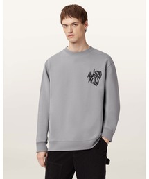 ALLSAINTS（オールセインツ）の「ORLANDO OVERSIZED CREW NECK SWEATSHIRT | ORLANDO オーバーサイズ クルー ネック スウェットシャツ（スウェット・メンズ）」
