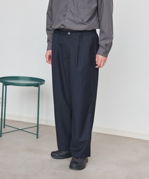 MAISON CLUB(]Nu)́yMAISON CLUBzEveryday Twill Wide Tuck Pants / GufCcCCh^bNpc(`mpc)