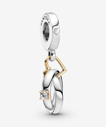 PANDORA（パンドラ）の「ツートーン ウェディング リング ダングル チャーム（チャーム）」