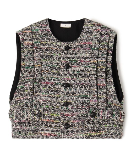 ツイードショートジレ（その他アウター）｜TOMORROWLAND .B