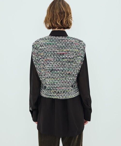 ツイードショートジレ（その他アウター）｜TOMORROWLAND .B