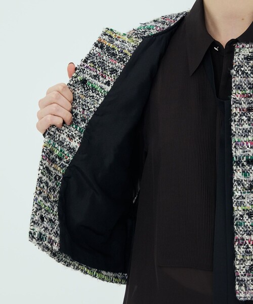 ツイードショートジレ（その他アウター）｜TOMORROWLAND .B