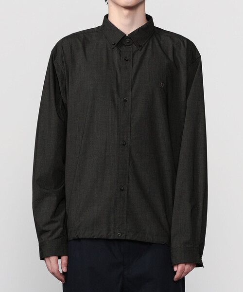 CRONOS 黒 ボタンダウンシャツ 長袖 CRONOS 黒 ボタンダウンシャツ