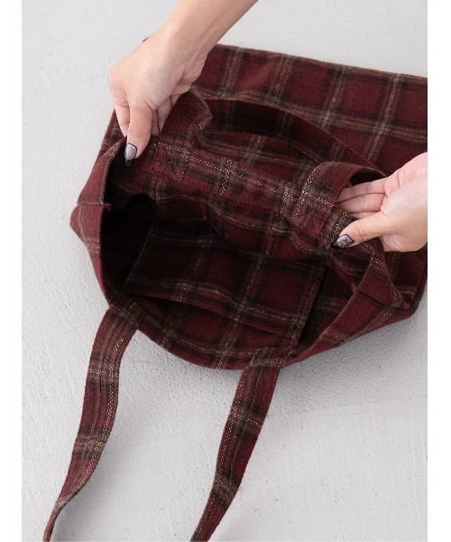 Darich チェック柄バッグ　ノベルティ Darich ノベルティ チェックミニトートバッグシール付き Darich