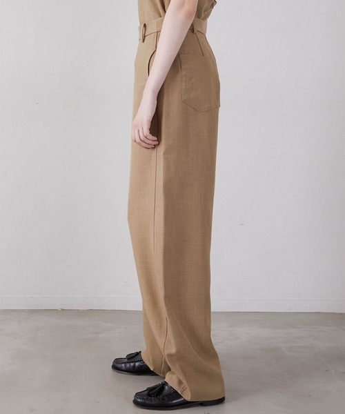 LA PEAU DE GEM(ラポドゥジェム)の「【LA PEAU DE GEM】wide cocoon pants/ワイドコクーンパンツ(その他パンツ・レディース・ブラック/ベージュ・1/2)」の11枚目の写真