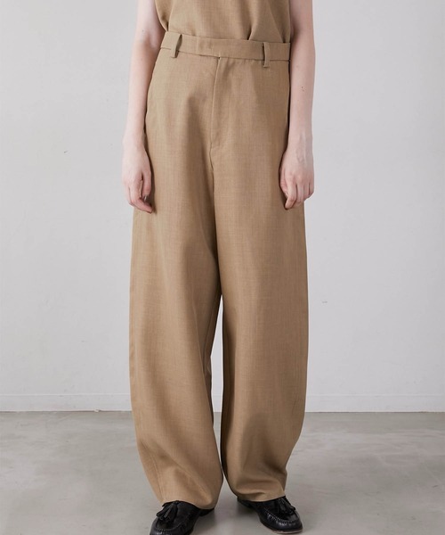 セール】【LA PEAU DE GEM】wide cocoon pants/ワイドコクーンパンツ