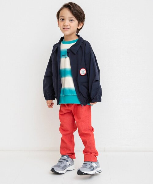 BREEZE（ブリーズ）の「【ジュニア対応】バックロゴジャケット（テーラードジャケット・キッズ・ベージュ/ネイビー・80/90/100/110/120/130/140）」の13枚目の写真