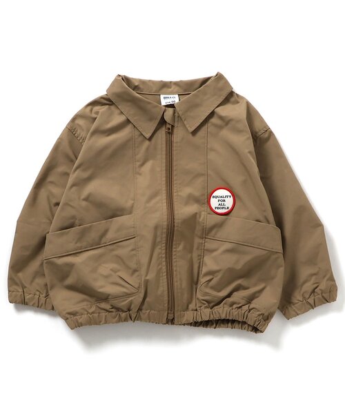 BREEZE（ブリーズ）の「【ジュニア対応】バックロゴジャケット（テーラードジャケット・キッズ・ベージュ/ネイビー・80/90/100/110/120/130/140）」の17枚目の写真