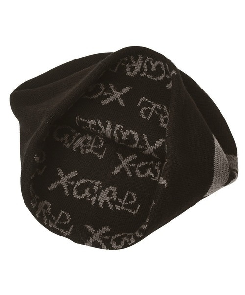 REVERSIBLE JACQUARD BEANIE（ニットキャップ/ビーニー）｜X-girl