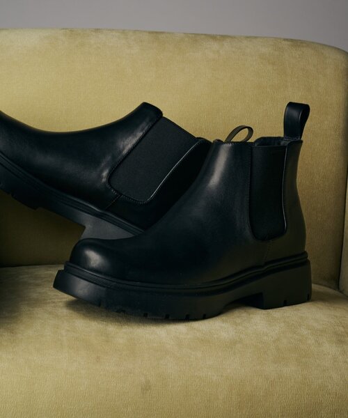 【極美品】LUI'S ルイス サイドゴアブーツ 黒 40 ボリュームサイドゴア（ブーツ）｜Lui's（ルイス）のファッション通販