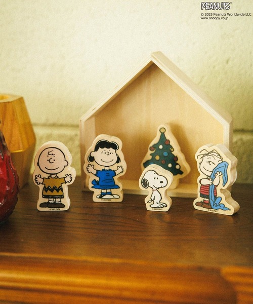 【コレクターズアイテム】ピーナッツ・ウッド PEANUTS×BAYFLOW】ウッドBOXセット☆2025X'mas☆（インテリア雑貨
