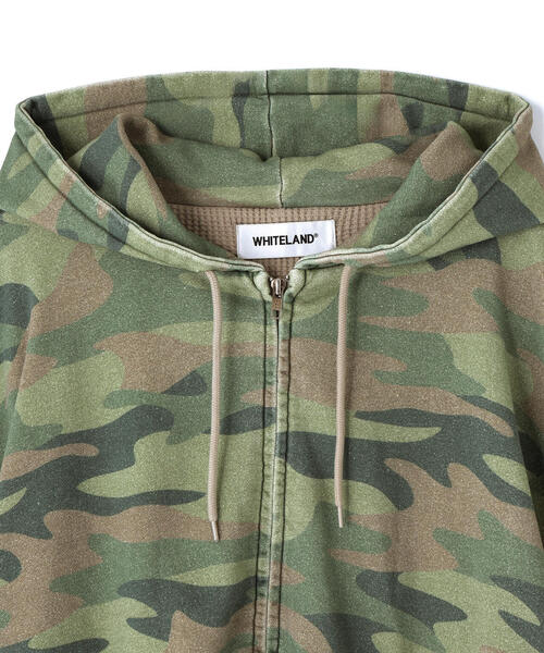 WHITELAND（ホワイトランド）の「WHITELAND/ホワイトランド/ZIP UP CAMO HOODIE（パーカー・レディース・その他2・F）」の2枚目の写真