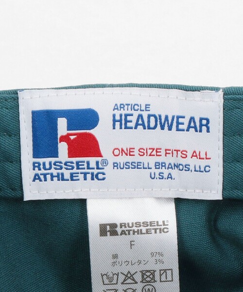 Russell Athletic（ラッセルアスレティック）の「【別注】＜RUSSELL ATHLETIC＞R キャップ / 帽子 / キッズ（キャップ・キッズ・ブラック/ベージュ/コバルトブルー・FREE(54-56cm)）」の21枚目の写真