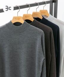 LIFE STYLE TAILOR マシンウォッシャブルハイゲージモックニット