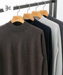 LIFE STYLE TAILOR　マシンウォッシャブルハイゲージモックニット