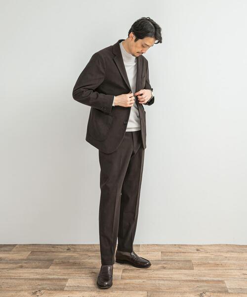 URBAN RESEARCH DOORS(アーバンリサーチドアーズ)の「LIFE STYLE TAILOR マシンウォッシャブルハイゲージモックニット(シャツ/ブラウス・メンズ・グレー系その他/ブラウン系その他/ネイビー/アイボリー・MEDIUM/LARGE)」の15枚目の写真