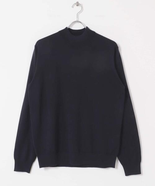 URBAN RESEARCH DOORS(アーバンリサーチドアーズ)の「LIFE STYLE TAILOR マシンウォッシャブルハイゲージモックニット(シャツ/ブラウス・メンズ・グレー系その他/ブラウン系その他/ネイビー/アイボリー・MEDIUM/LARGE)」の18枚目の写真