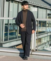 メンズのセットアップ（ブルー・ネイビー/青色系・コットン