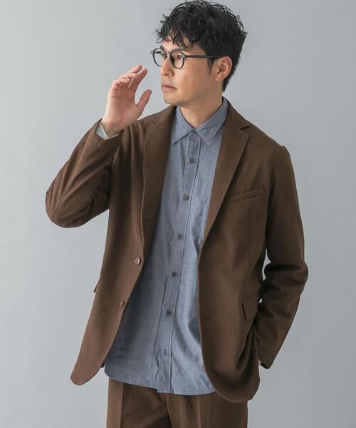 URBAN RESEARCH ROSSO MEN（アーバンリサーチロッソメン）の「『蓄熱 / XLサイズあり』アーバンリラックスサーモライトネルセットアップ（セットアップ・メンズ・ブラウン系その他/チャコールグレー/ネイビー・SMALL/MEDIUM/LARGE/X-LARGE）」の22枚目の写真