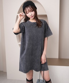 アメリ DENIM BUSTIER DOCKING FLARE DRESS 新作 セール】DENIM BUSTIER DOCKING FLARE DRESS（ワンピース