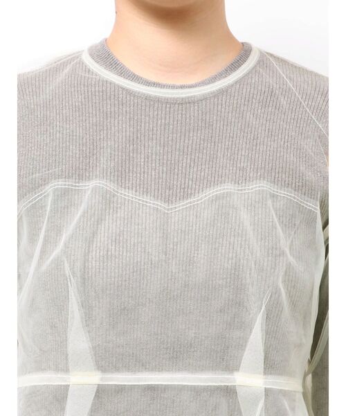 OUNNOUN(オウンノウン)の「【OUNNOUN】チュールブラウスレイヤードワンピ(ワンピース・レディース・グレー/ブラック/ピンク・FREE)」の18枚目の写真