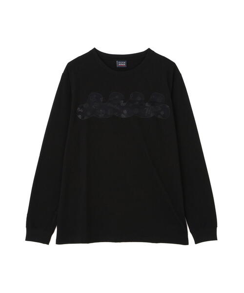 muta marine(ムータ・マリン)の「muta MARINE/ムータ マリン/別注 Emboss Frocky LS TEE(Tシャツ/カットソー・メンズ・ブラック/ホワイト・M/L/XL)」の15枚目の写真