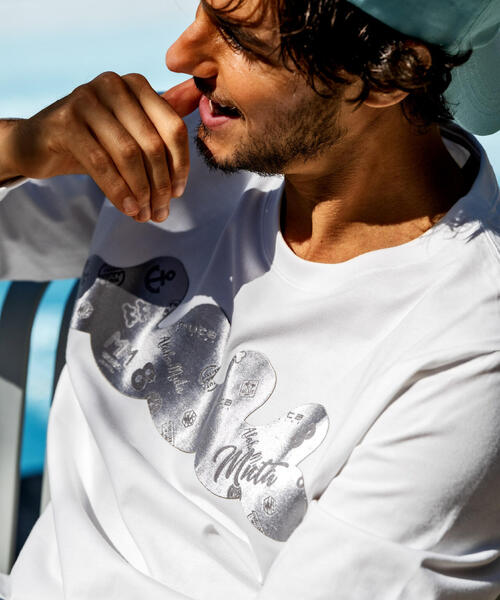 muta marine(ムータ・マリン)の「muta MARINE/ムータ マリン/別注 Emboss Frocky LS TEE(Tシャツ/カットソー・メンズ・ブラック/ホワイト・M/L/XL)」の21枚目の写真